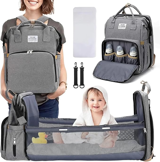 Multifunctional Waterproof Travel Essentials Baby diaper Bag