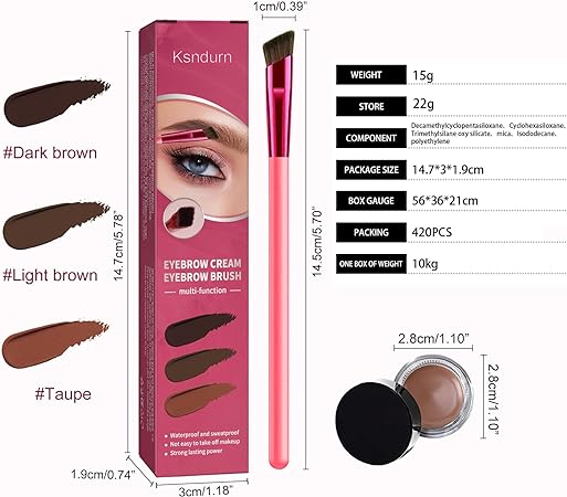 4d Hair Stroke Brow Stamp Brush